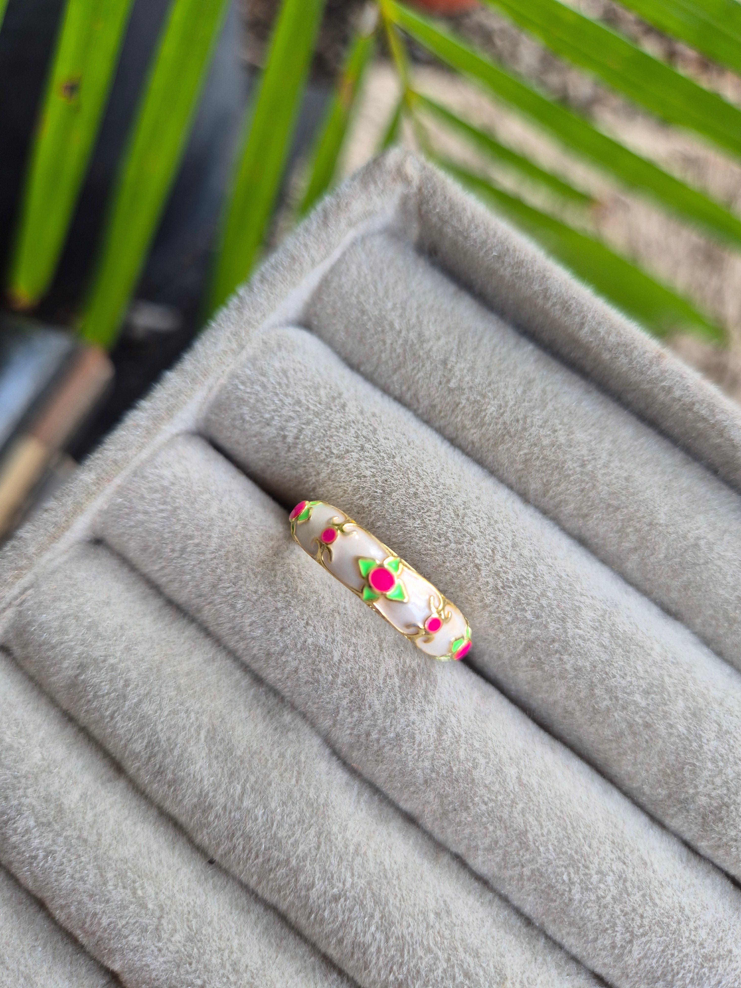 Enamel ring (adjustable)