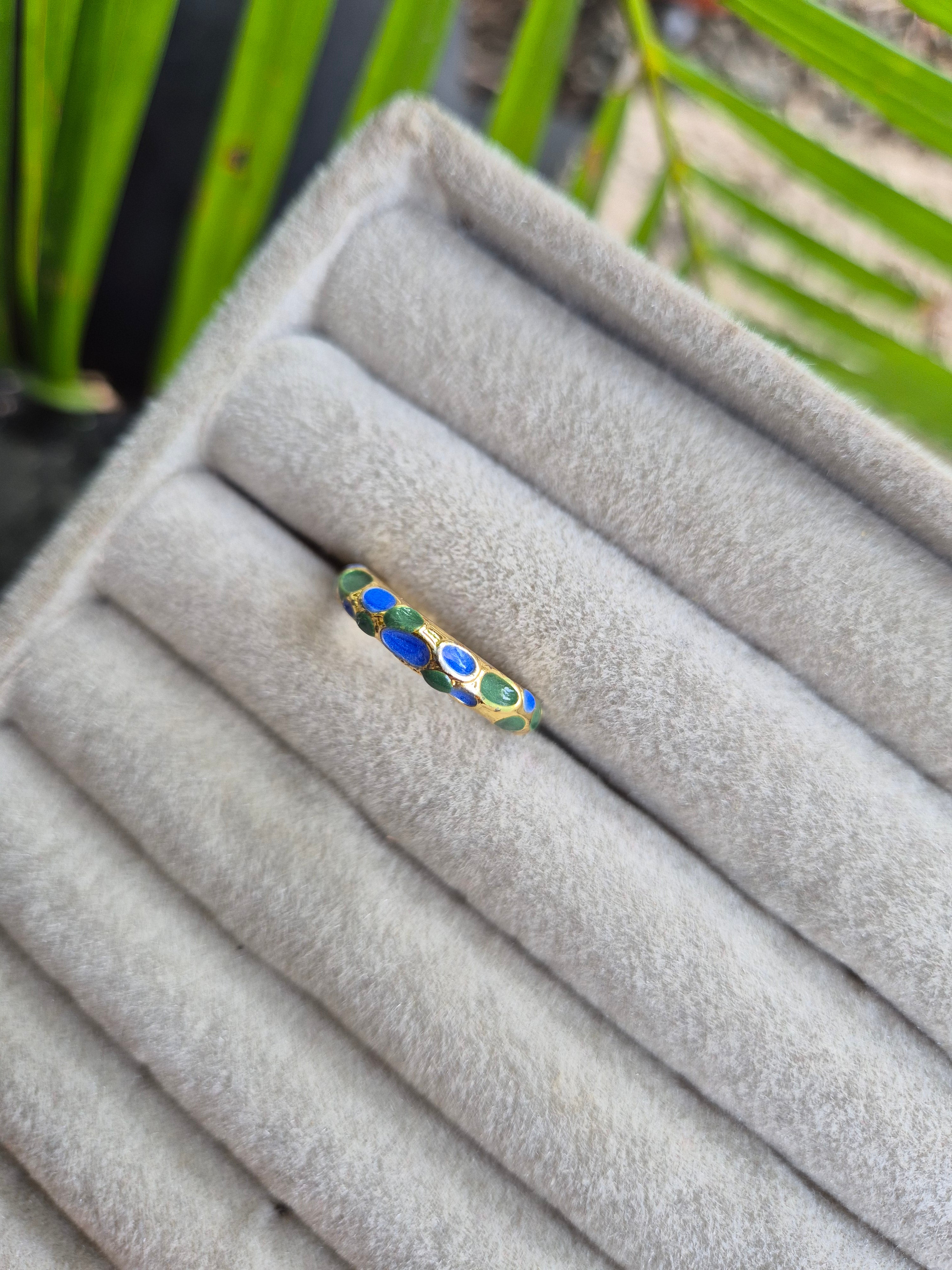 Enamel ring (adjustable)