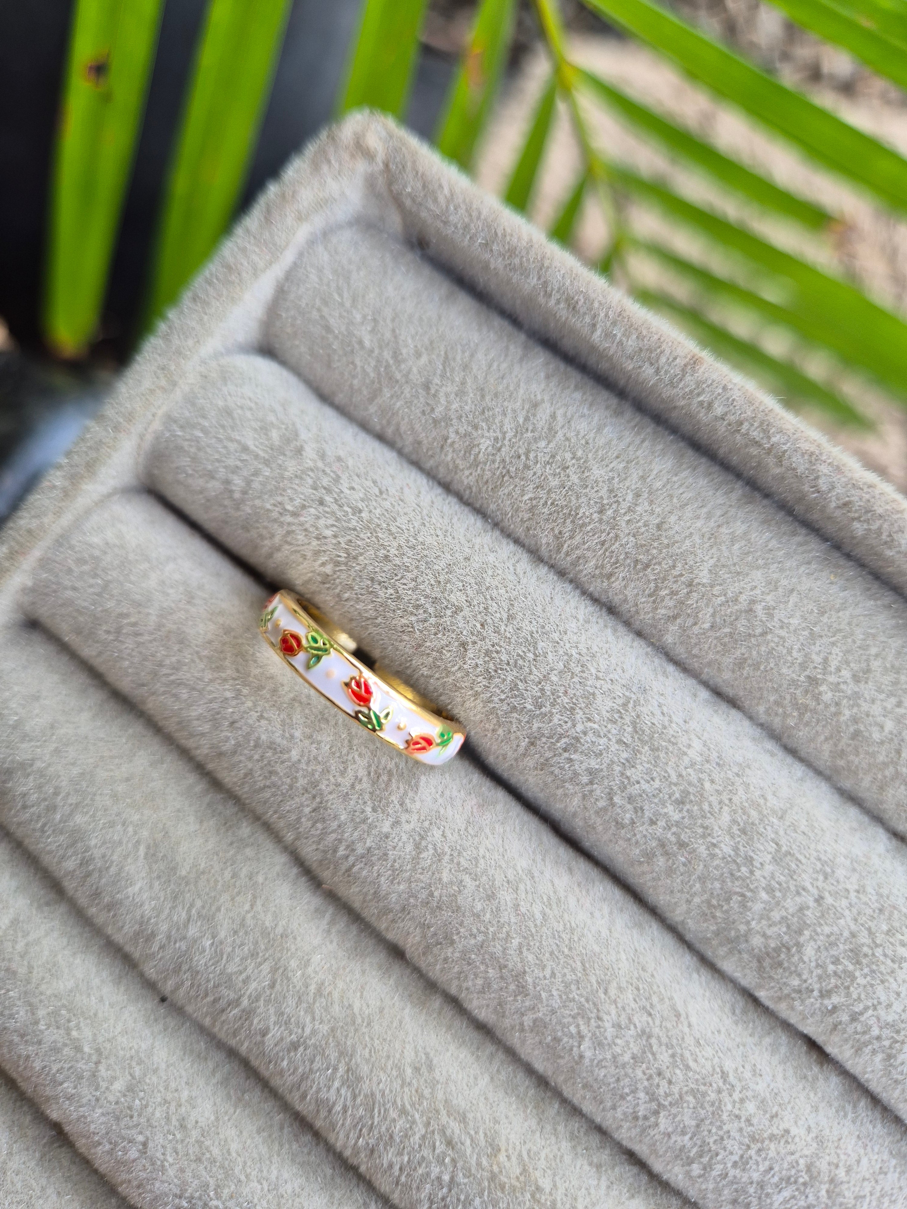 Enamel ring (adjustable)