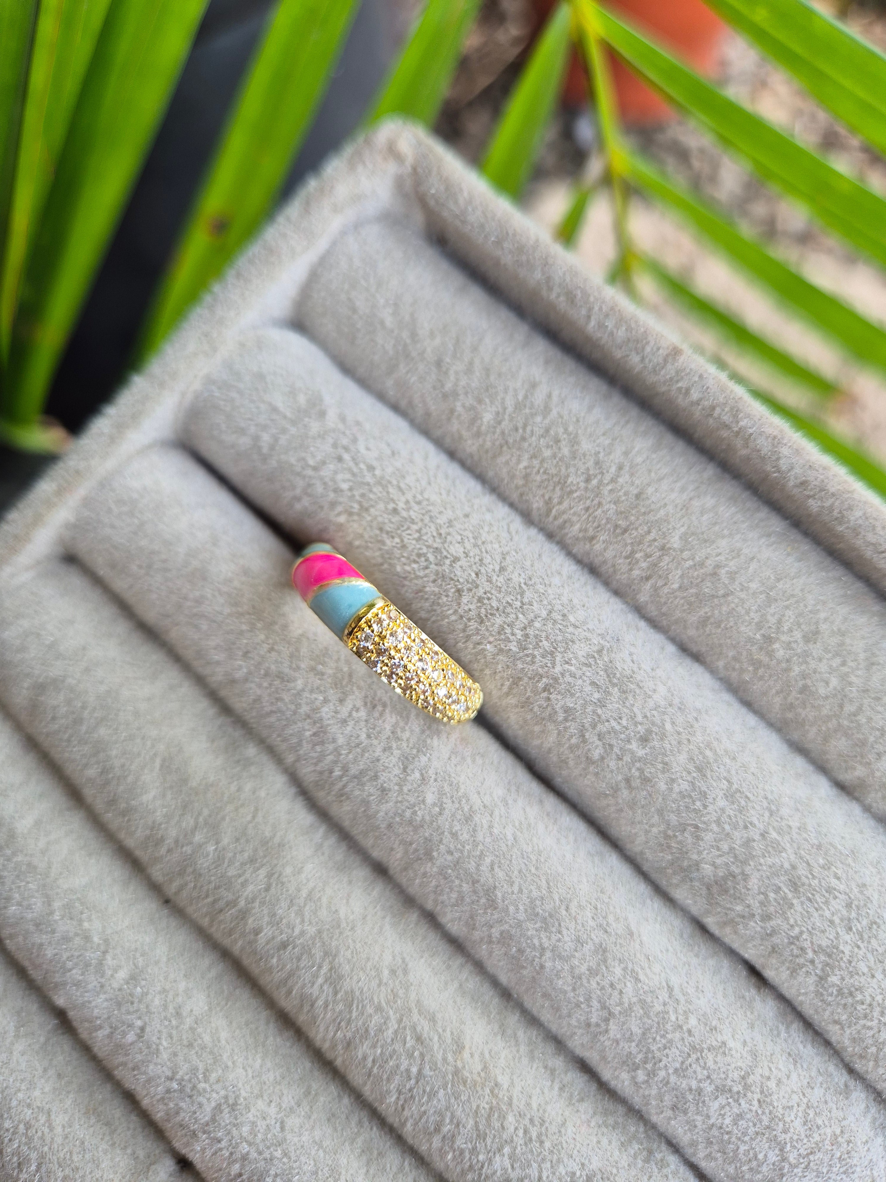 Enamel ring (adjustable)