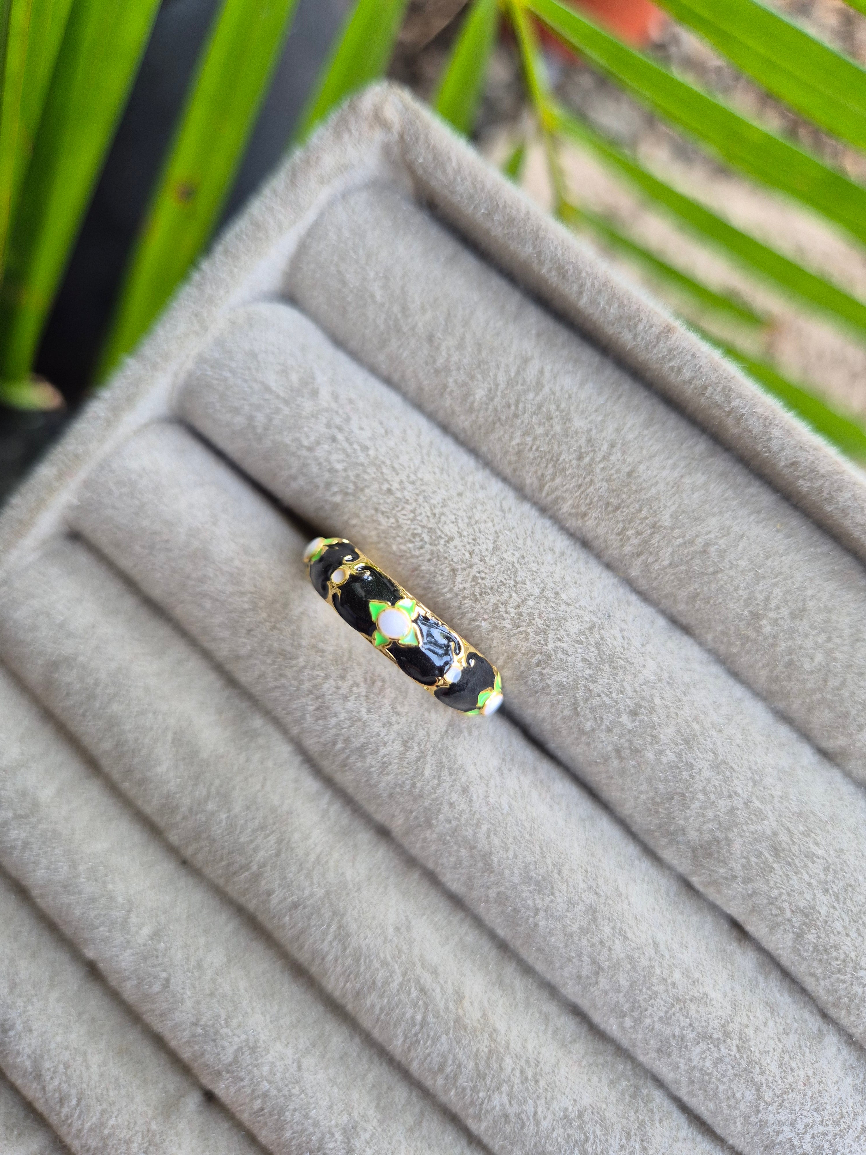 Enamel ring (adjustable)