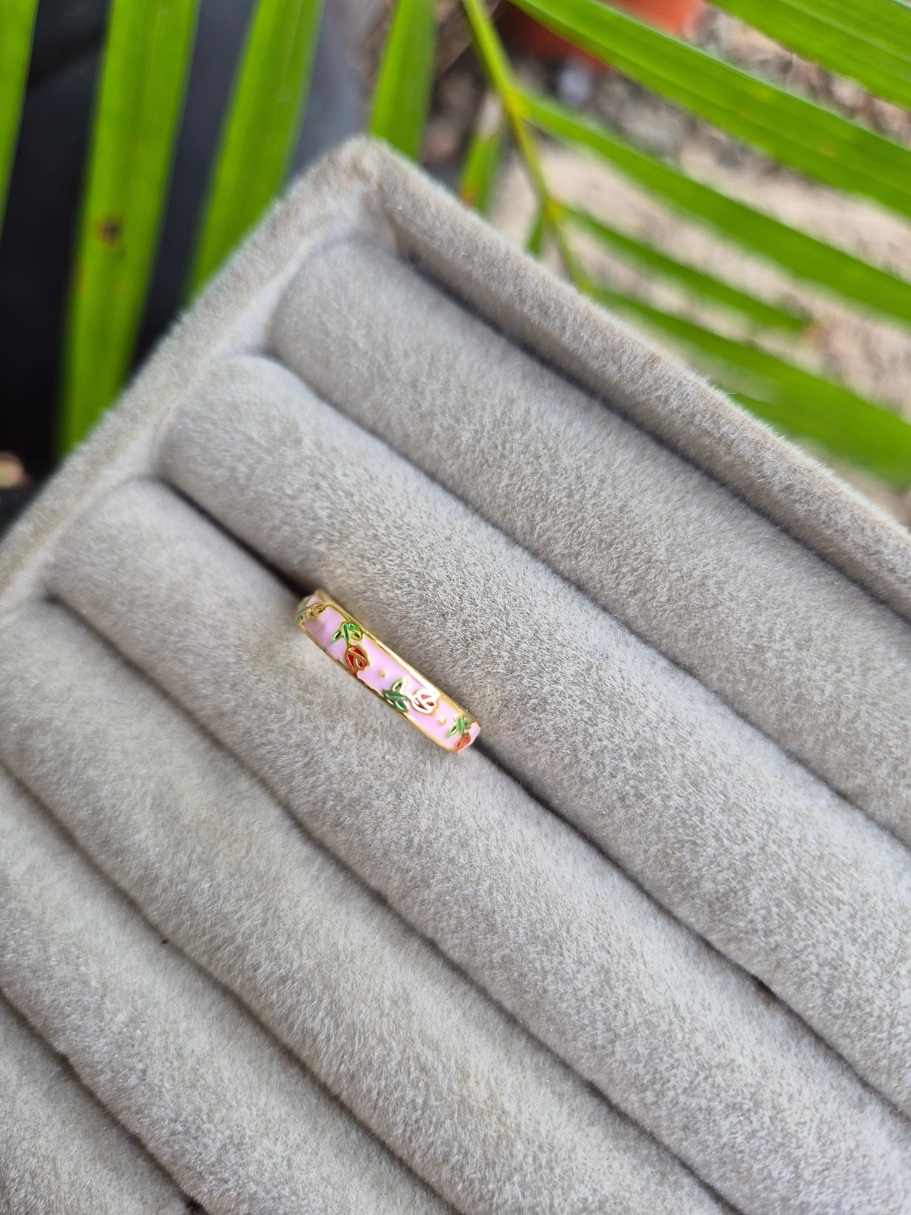 Enamel ring (adjustable)