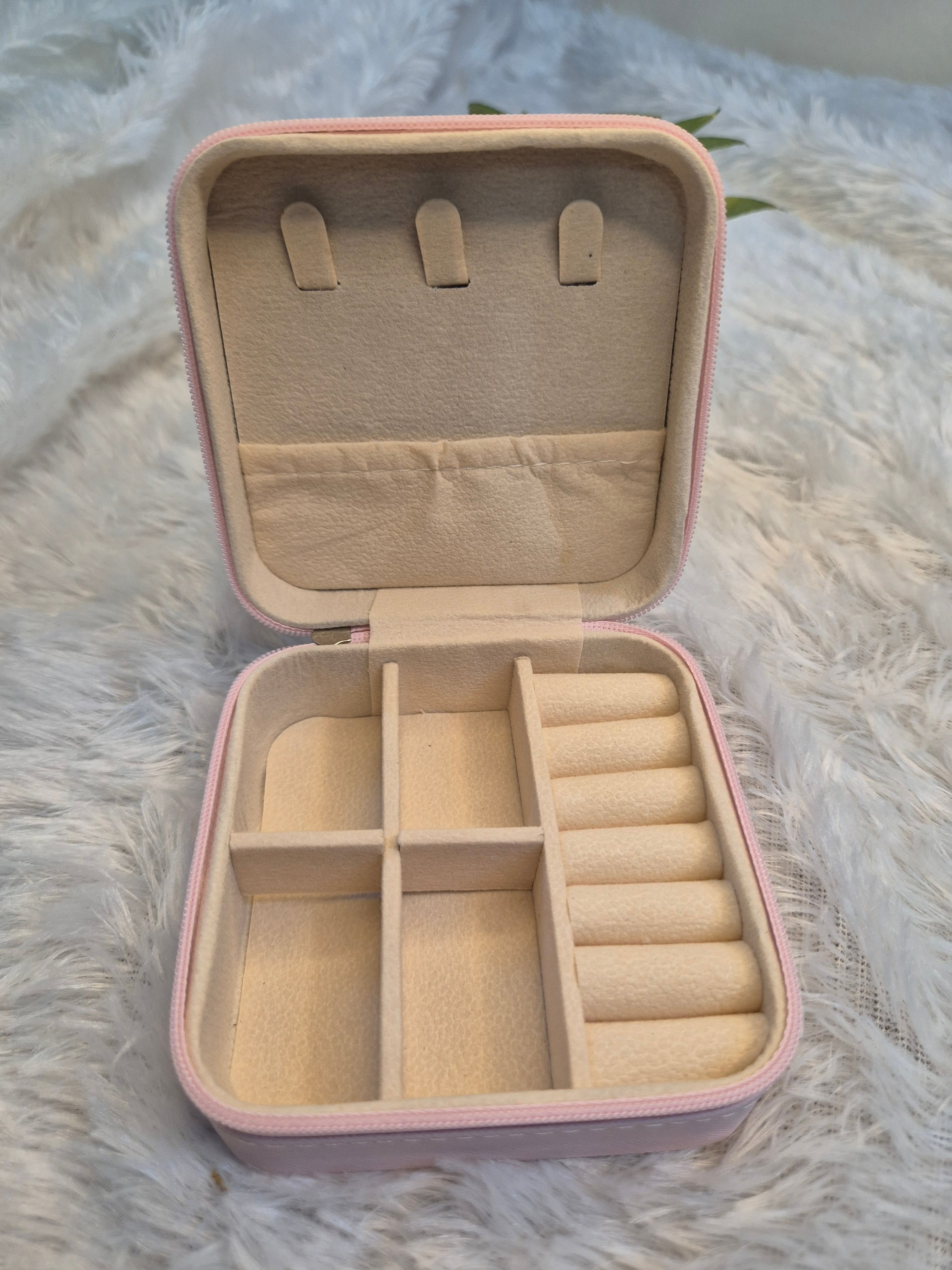Pink jewellery box